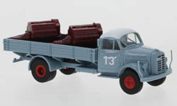 101-94306 - H0 - Borgward B 4500 Pritsche mit Ladegut 13 1951, blaugraue Spedition